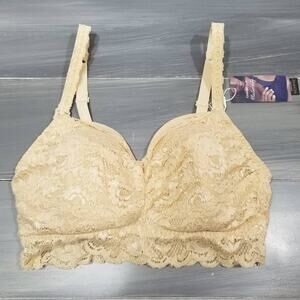 Cosabella Never Say Never Mommie Nursing Bra Maternity Blush Lace Large